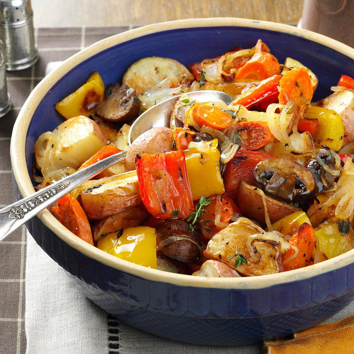 Recipe For Roasted Vegetables
 Thyme Roasted Ve ables Recipe