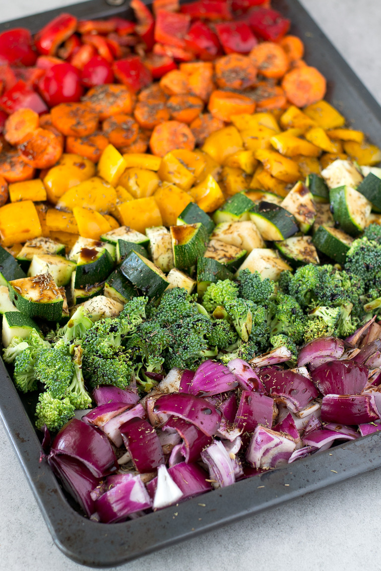 Recipe For Roasted Vegetables
 Oil Free Rainbow Roasted Ve ables Simple Vegan Blog