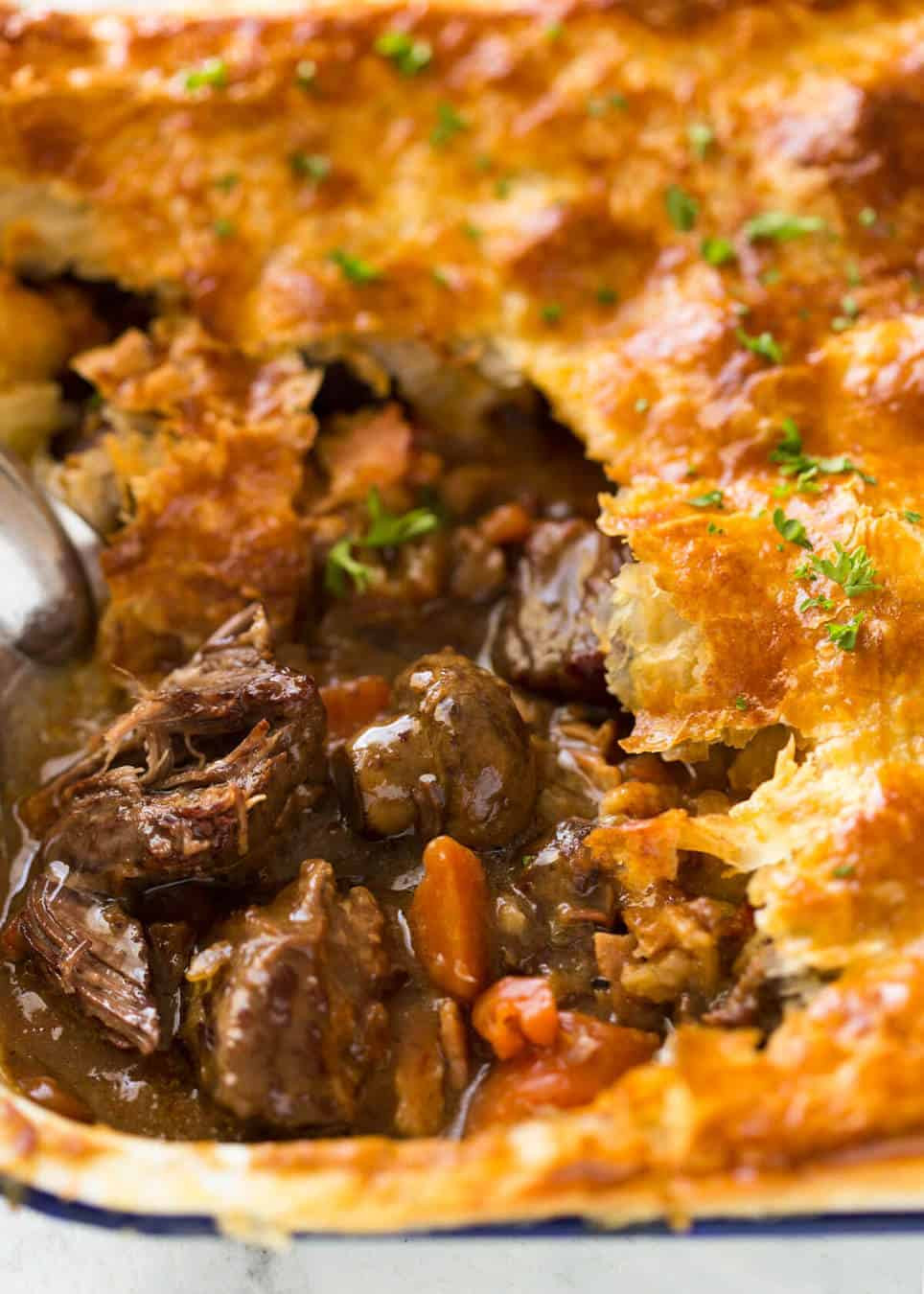 Recipe For Shepherd'S Pie
 Epic Chunky Beef and Mushroom Pie