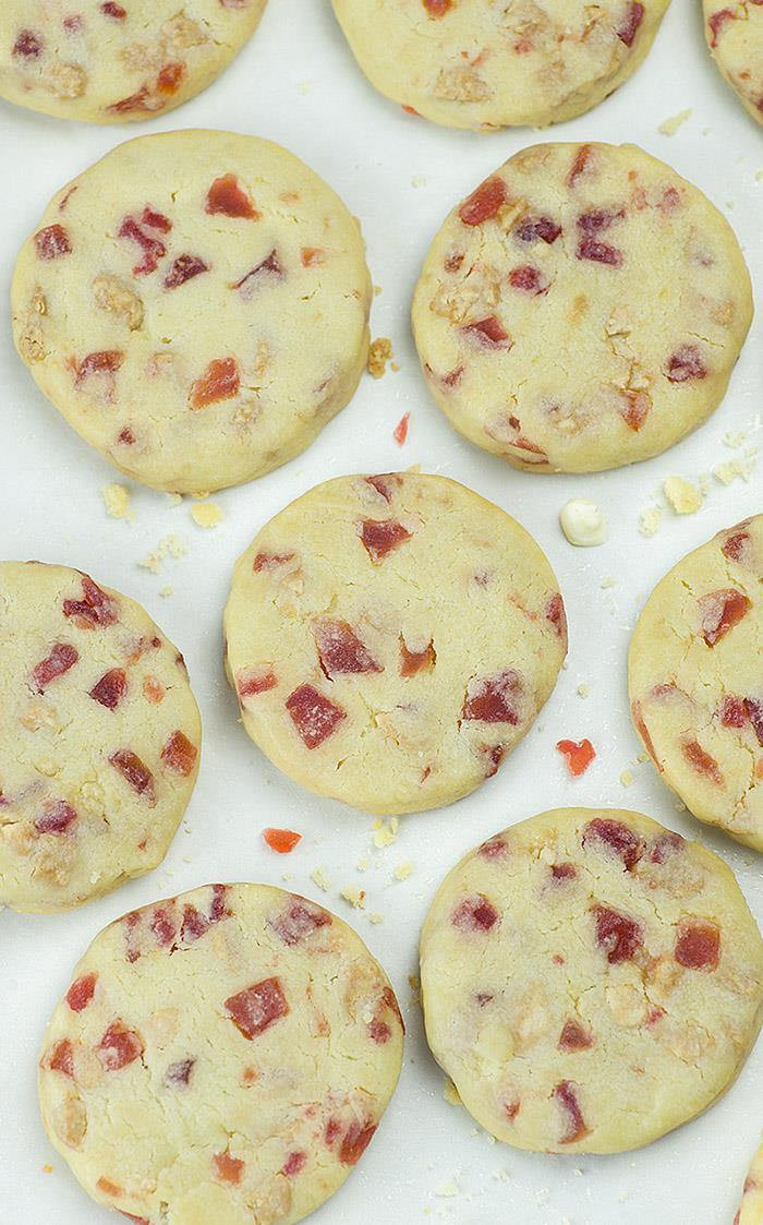 Recipe For Shortbread Cookies
 White Chocolate Strawberry Shortbread Cookies OMG