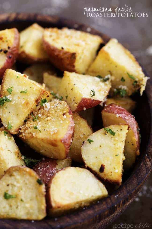 Recipe Roasted Potatoes
 Parmesan Garlic Roasted Potatoes