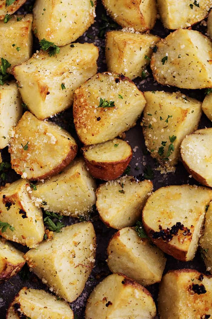 Recipe Roasted Potatoes
 Parmesan Garlic Roasted Potatoes