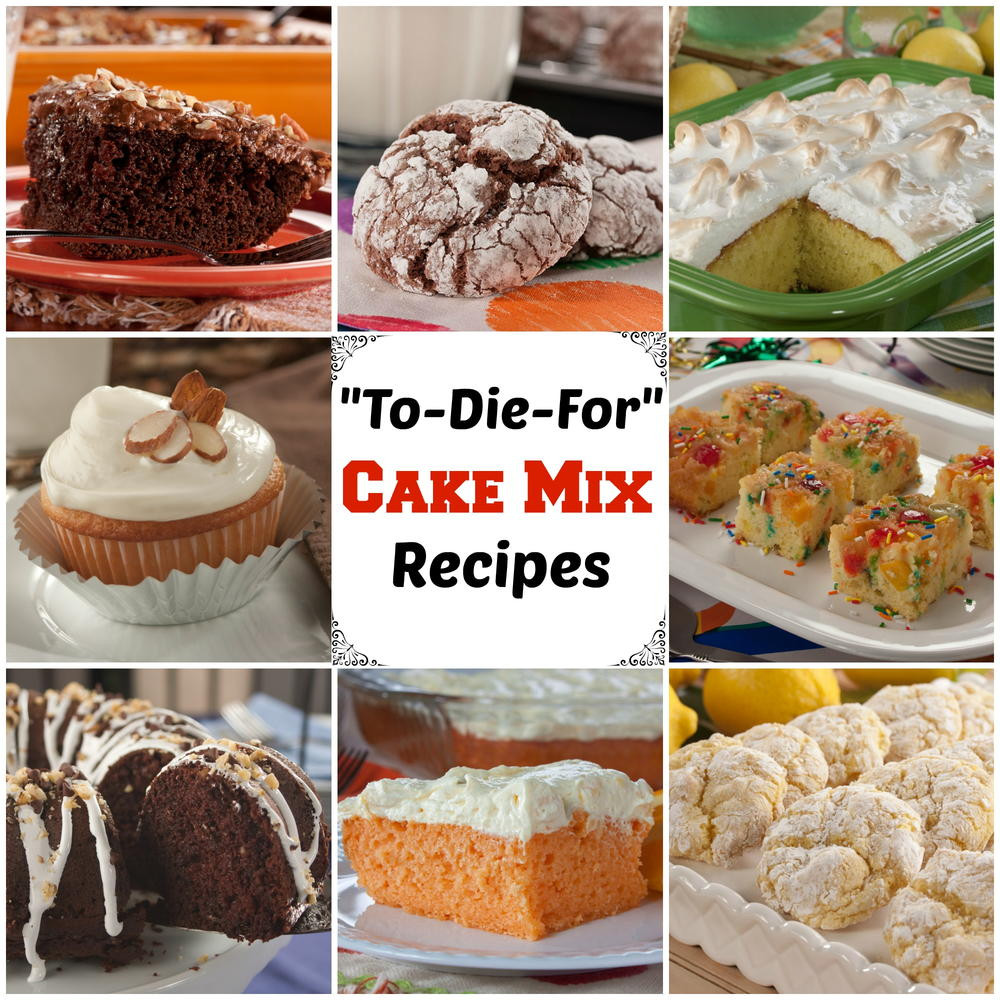 Recipes Using Cake Mix
 33 To Die For Recipes with Cake Mix