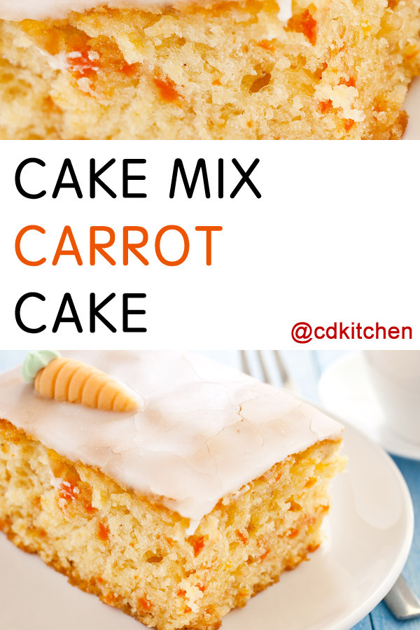 Recipes Using Cake Mix
 Cake Mix Carrot Cake Recipe