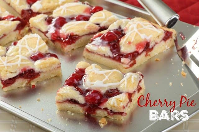 Recipes Using Cherry Pie Filling
 Cherry Pie Bars The Country Cook