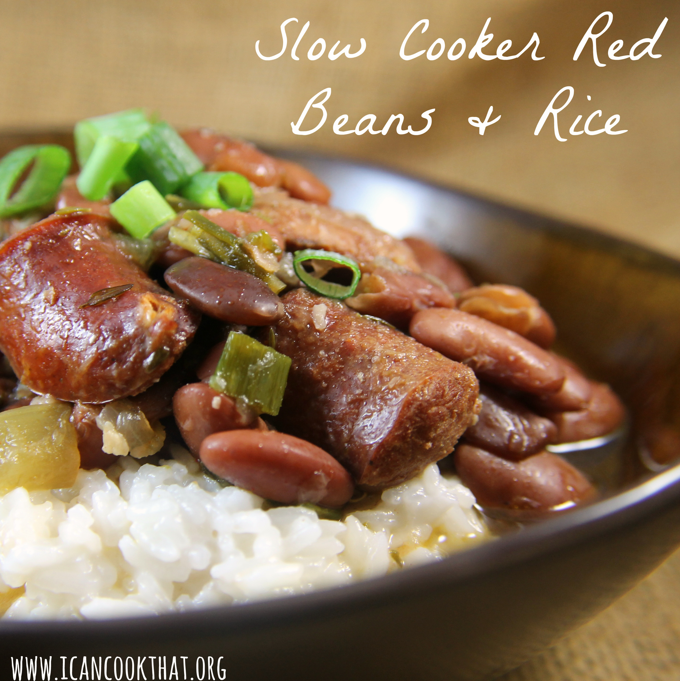 Red Beans And Rice Slow Cooker
 Slow Cooker Red Beans and Rice Recipe