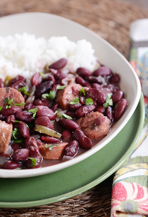 Red Beans And Rice Slow Cooker
 Slow Cooker Red Beans and Rice with Chicken Sausage