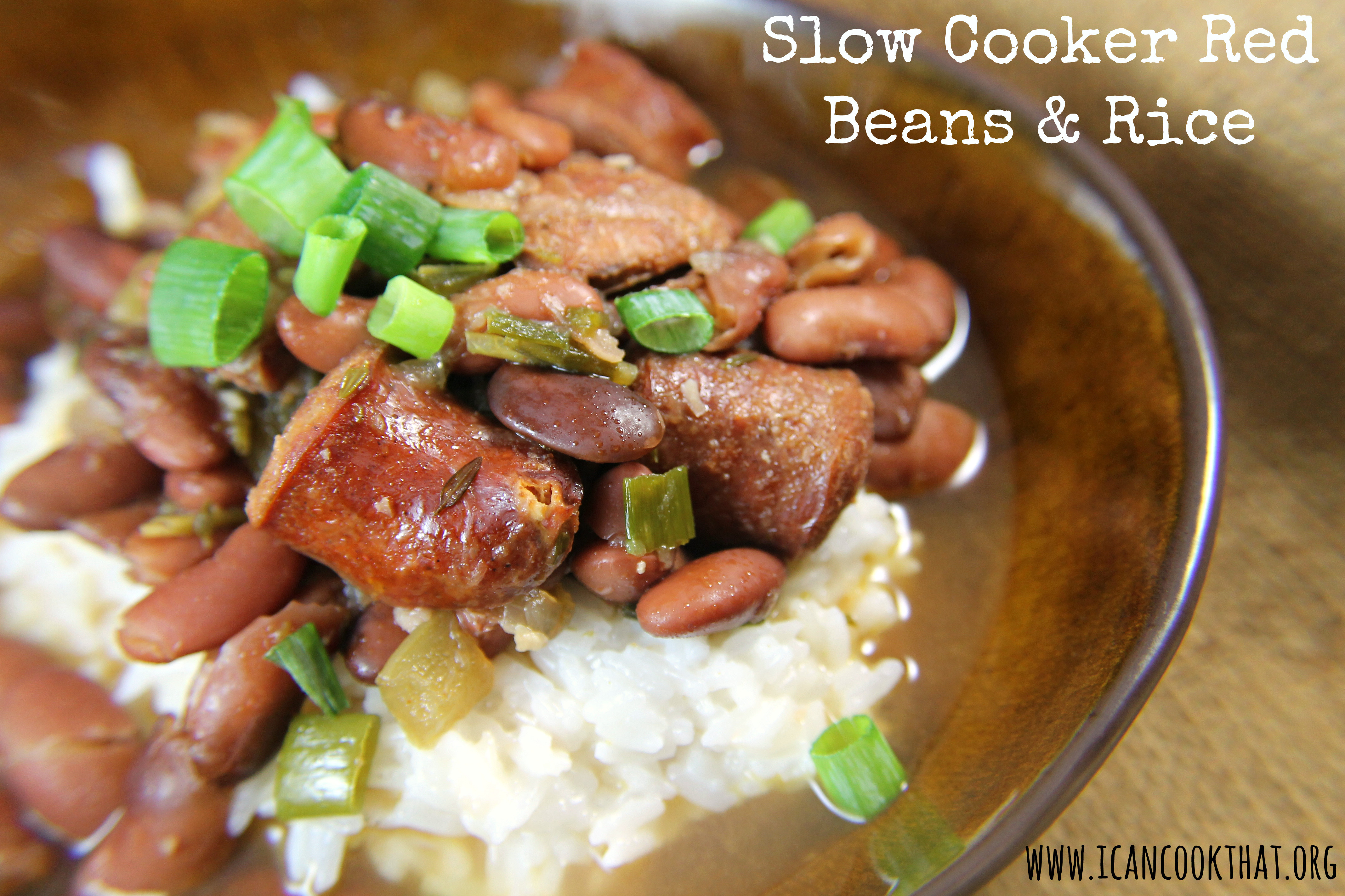 Red Beans And Rice Slow Cooker
 Slow Cooker Red Beans and Rice Recipe