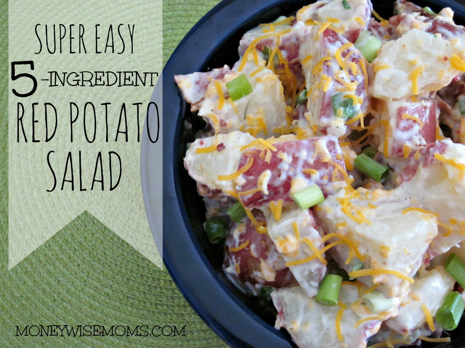 Red Potato Salad Recipes
 Super Easy 5 Ingre nt Red Potato Salad Moneywise Moms