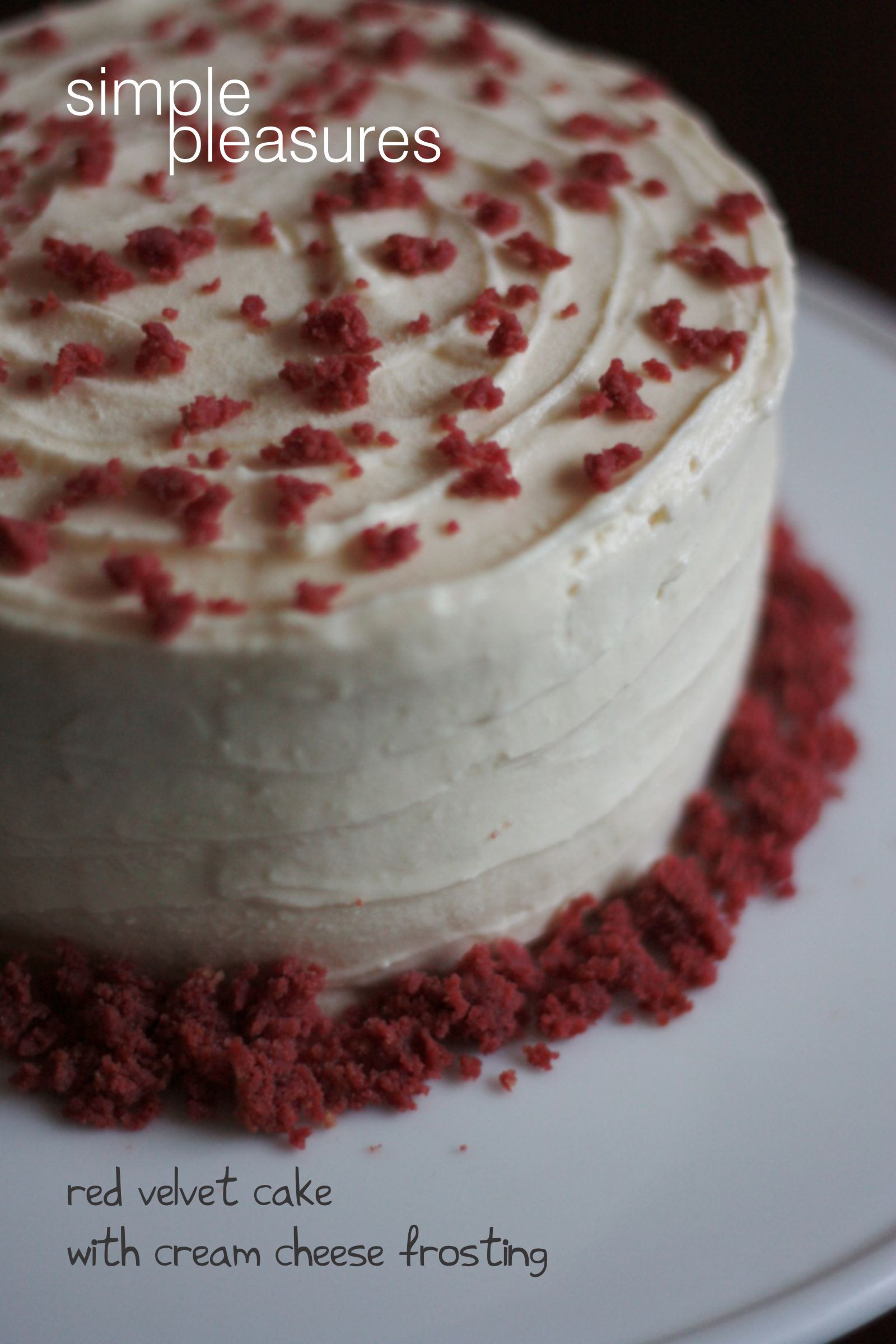Red Velvet Cake Icing
 All Natural Red Velvet Cake with Home Made Cream Cheese