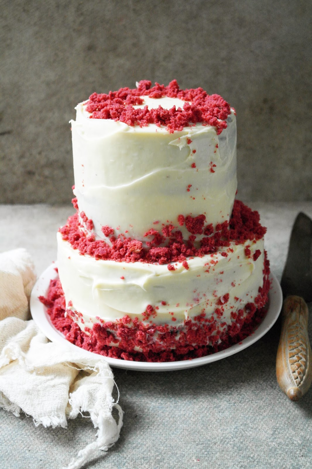 Red Velvet Cake Icing
 red velvet cake with white chocolate cream cheese frosting