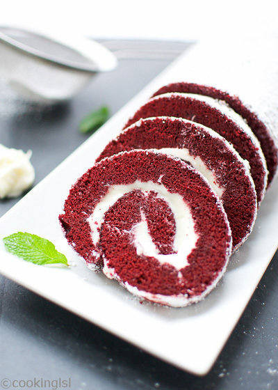Red Velvet Cake Roll
 35 Valentine s Day Recipes Cook With Manali