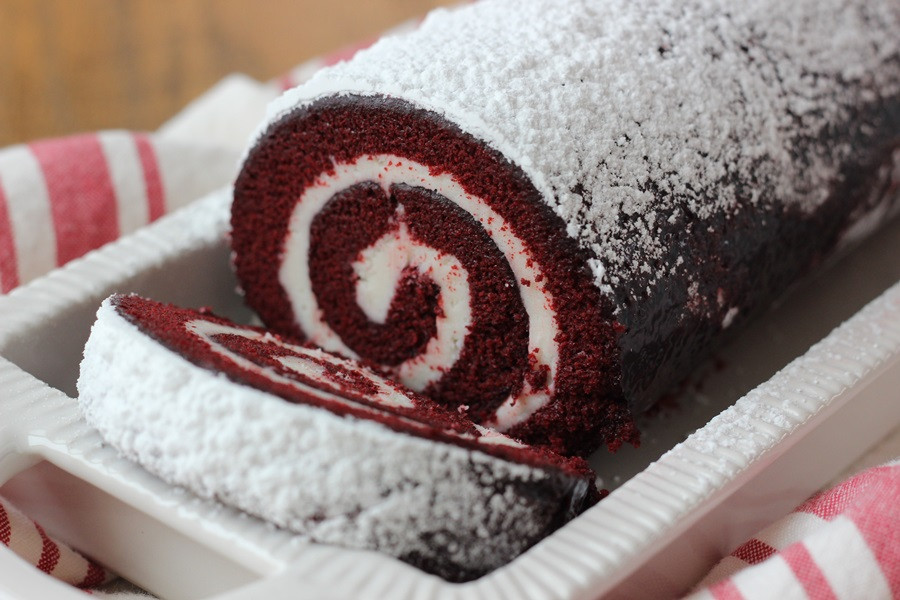 Red Velvet Cake Roll
 Red Velvet Cake Roll