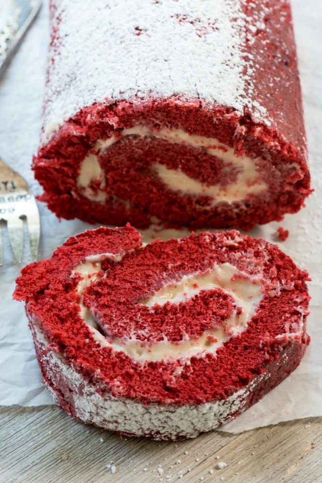 Red Velvet Cake Roll
 Red Velvet Cake Roll Crazy for Crust