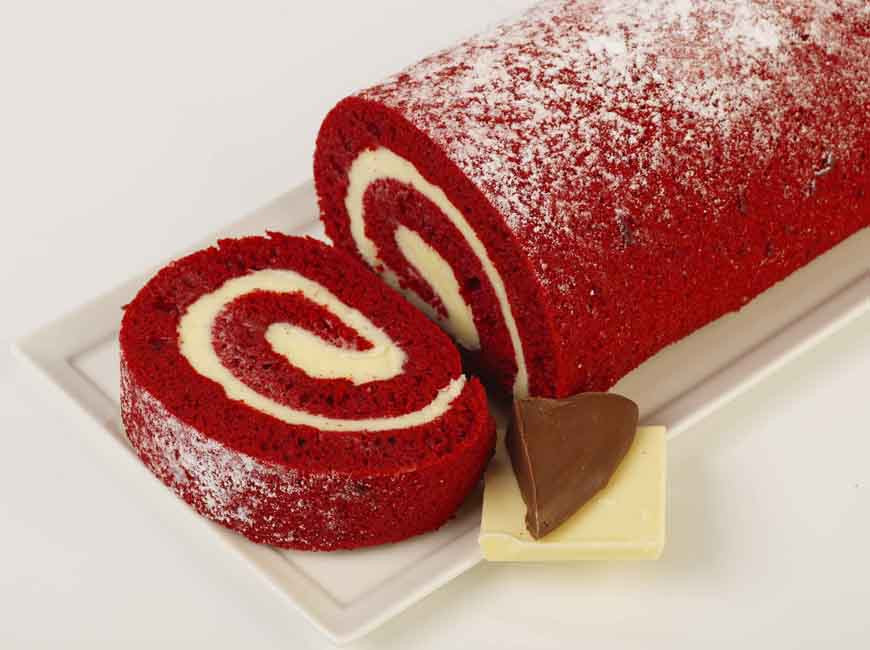 Red Velvet Cake Roll
 Cake Rolls