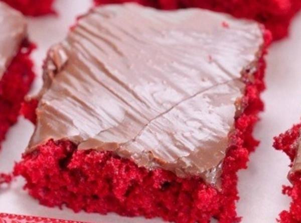 Red Velvet Sheet Cake
 Red Velvet Sheet Cake W Nutella Fudge Icing Recipe