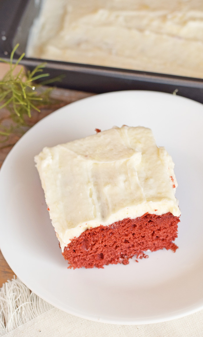 Red Velvet Sheet Cake
 The Tastes of Home for the Holidays Red Velvet Sheet