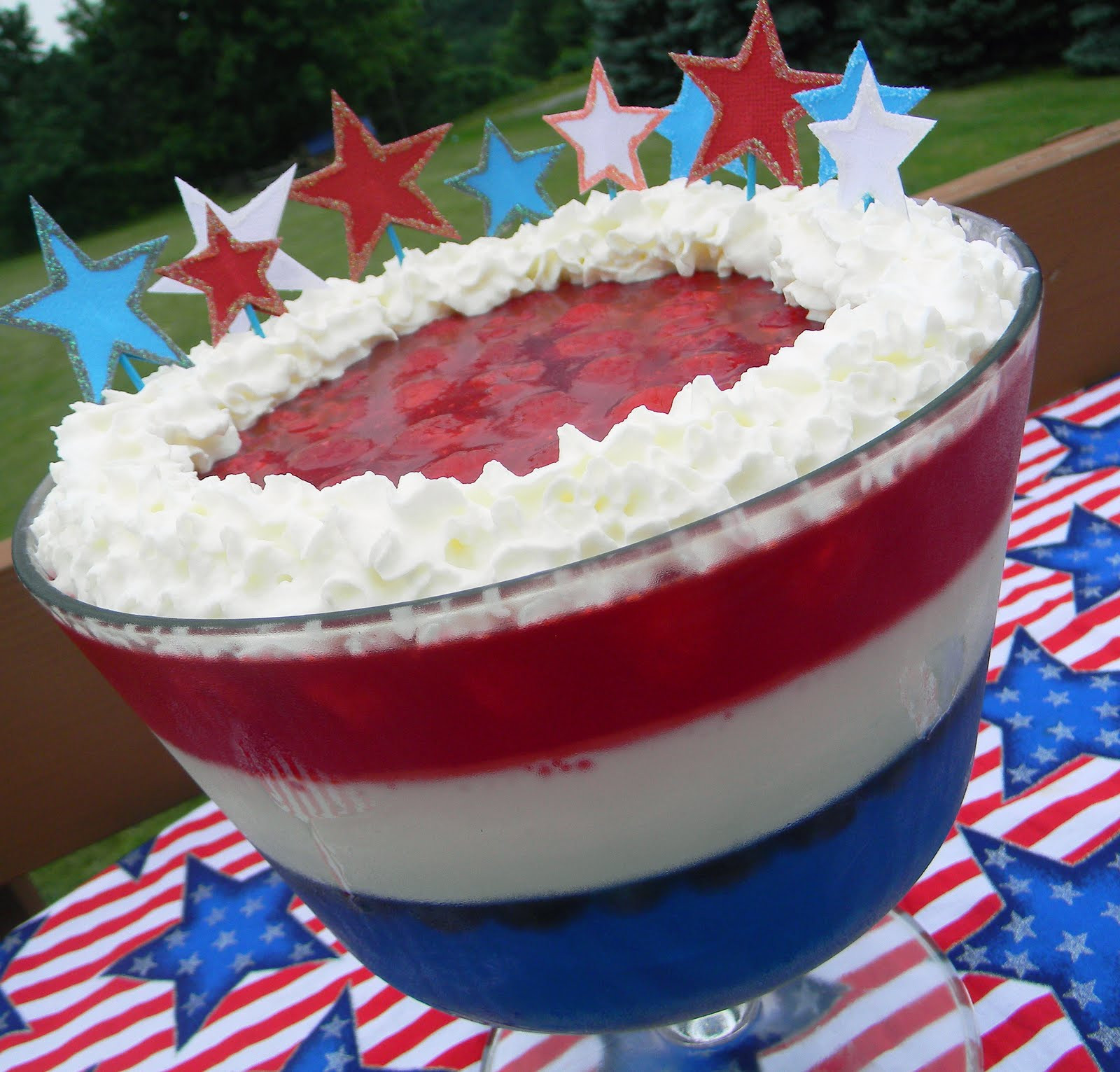 Red White Blue Dessert
 IT’S ALL GOOD red white & blue dessert 