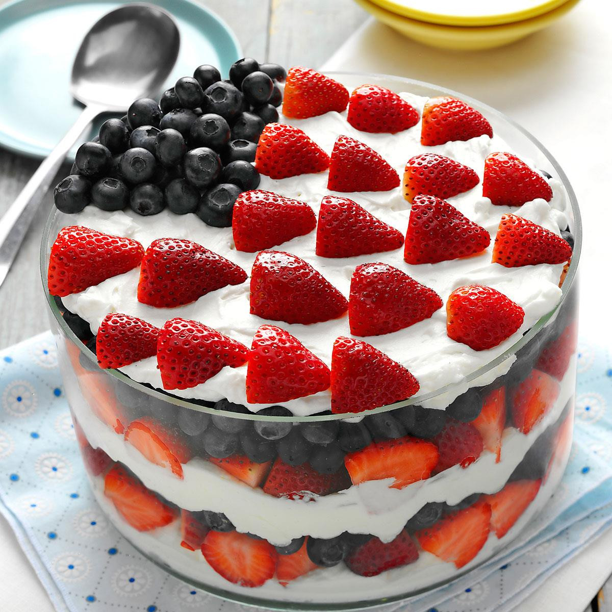 Red White Blue Dessert
 Red White and Blue Dessert Recipe