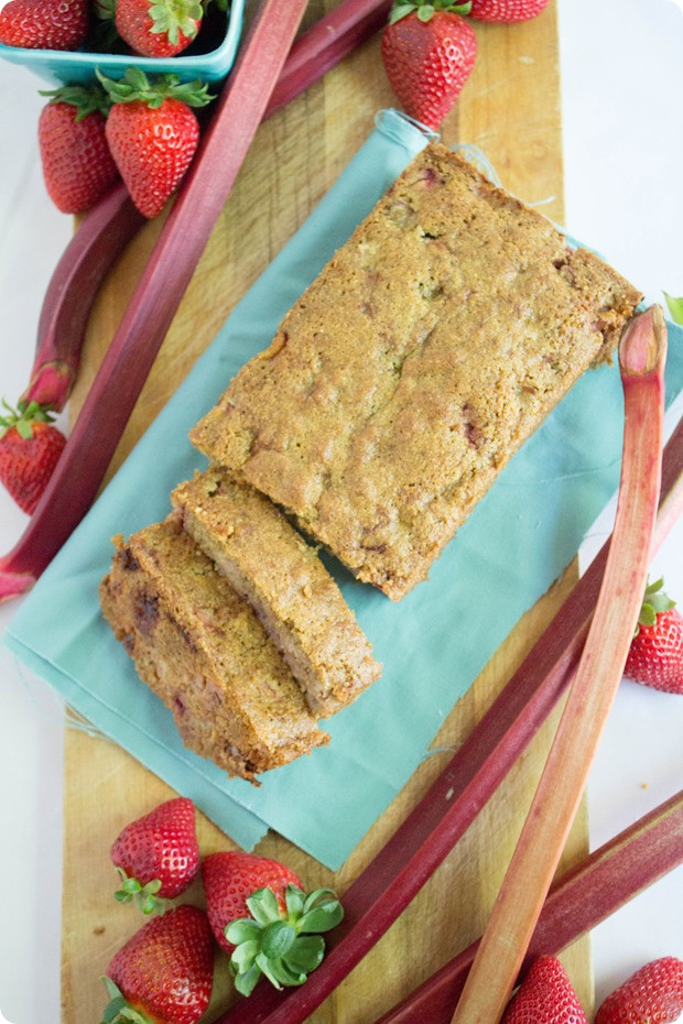 Rhubarb Bread Recipes
 Healthy Strawberry Rhubarb Bread Recipe fANNEtastic food