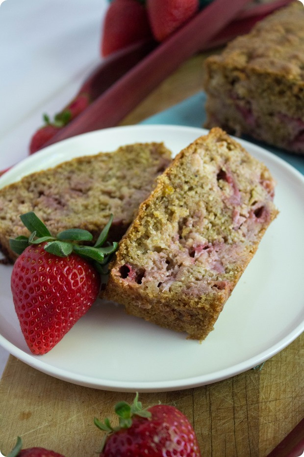 Rhubarb Bread Recipes
 Healthy Strawberry Rhubarb Bread Recipe fANNEtastic food