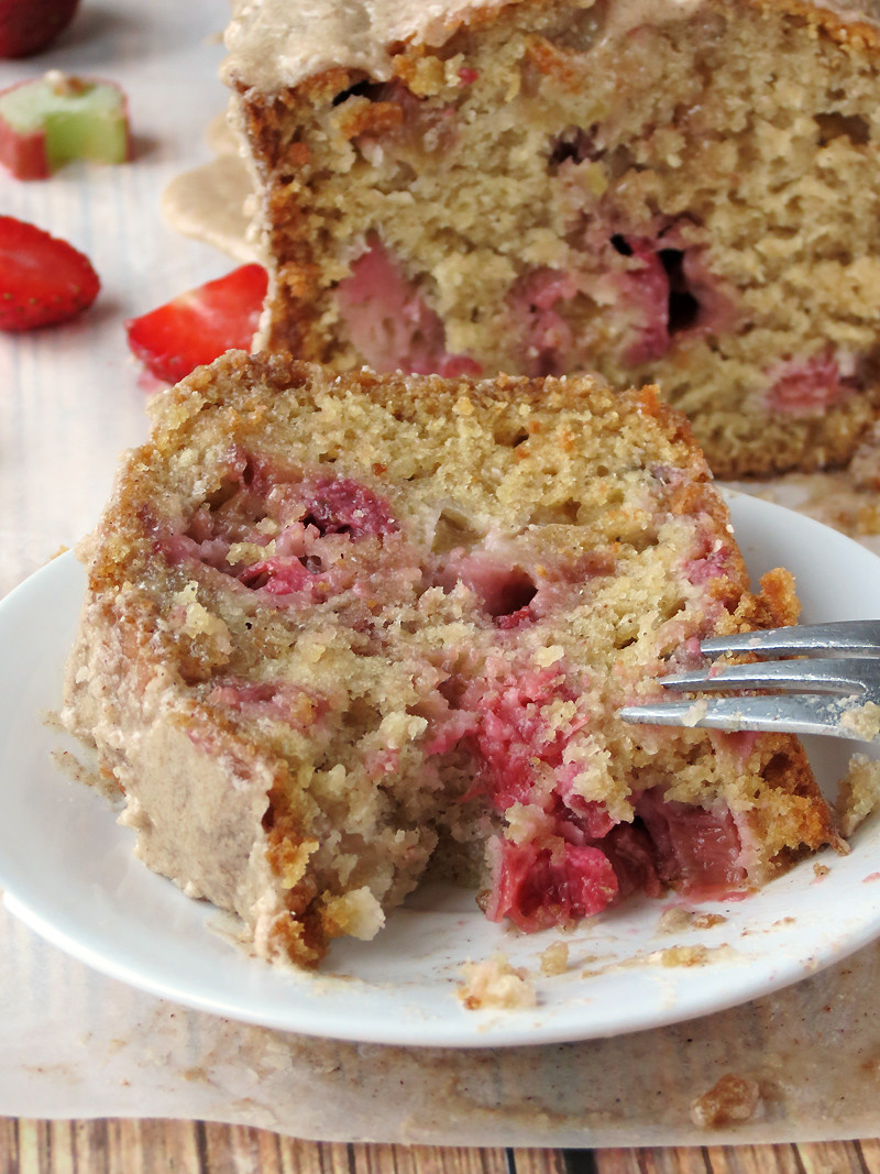 Rhubarb Bread Recipes
 Strawberry Rhubarb Bread Yummy Addiction