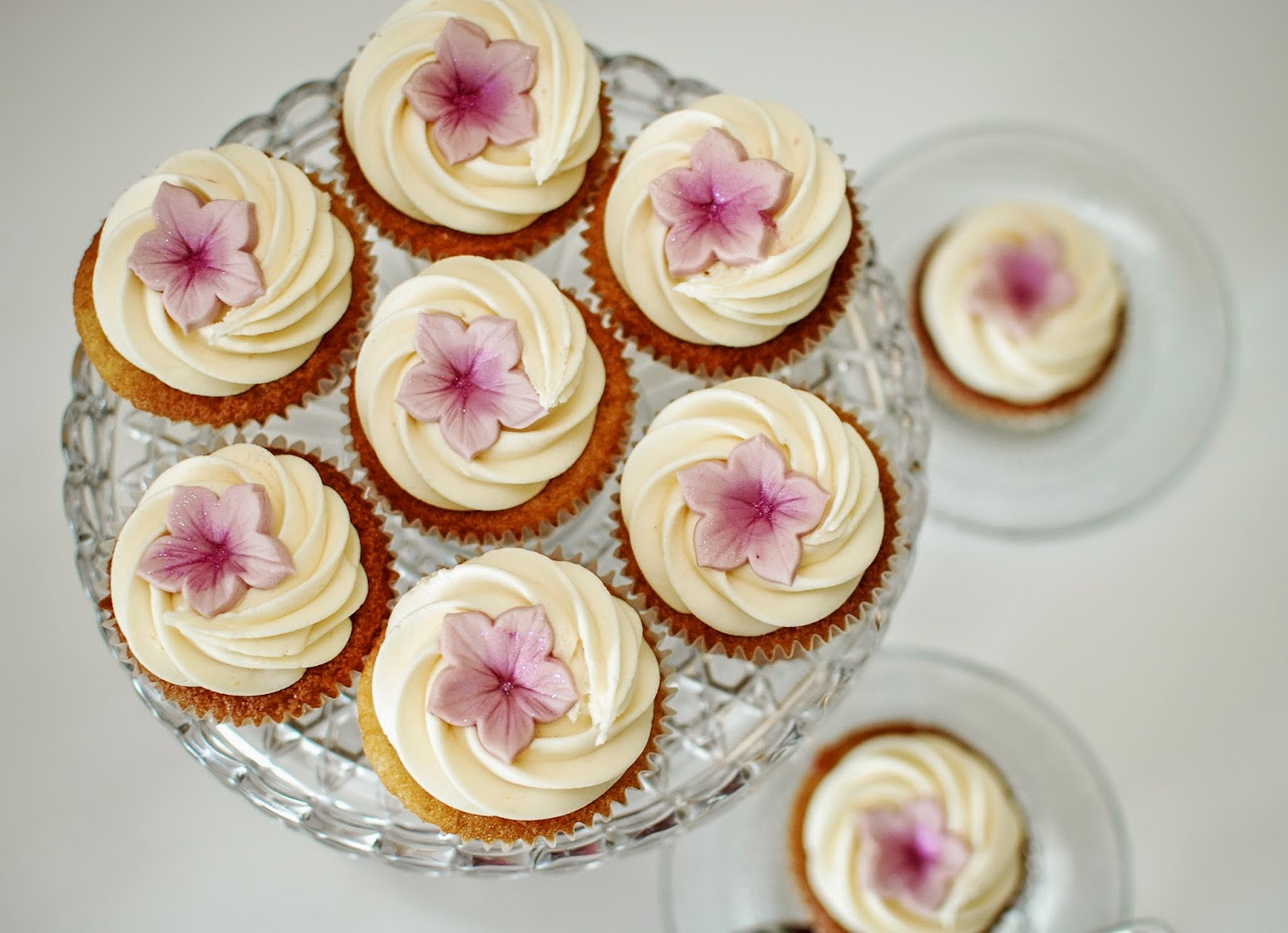 Rhubarb Custard Cupcakes
 Rhubarb and Custard Cupcakes Katie Cakes