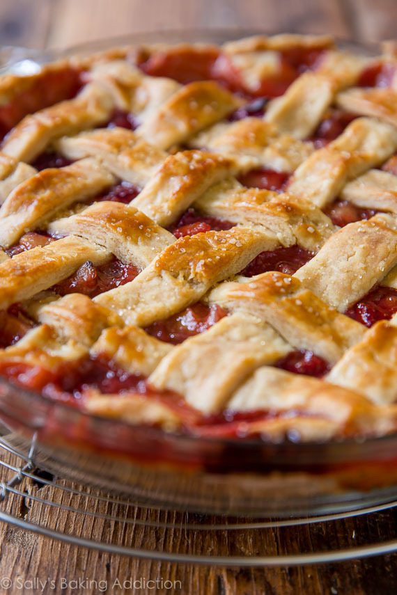 Rhubarb Pie Recipes
 Strawberry Rhubarb Pie Sallys Baking Addiction