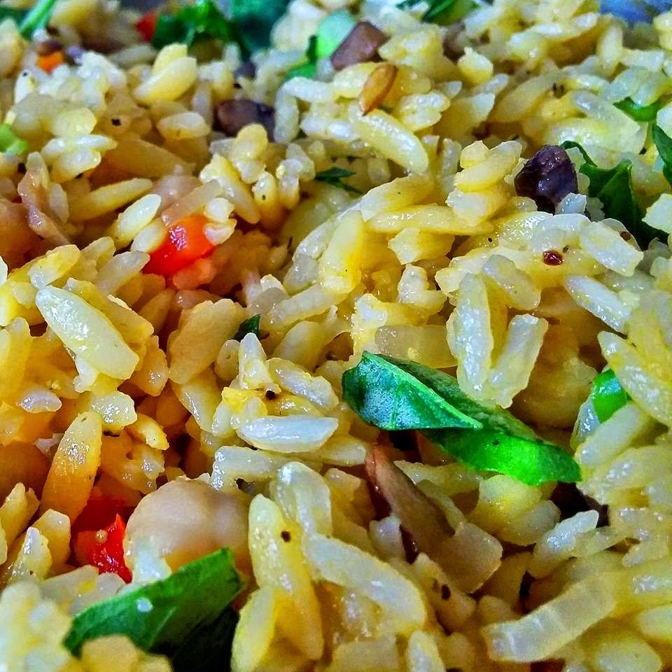 Rice Pilaf With Orzo
 Klunker s Plant Based Kitchen Rice pilaf with garbanzo