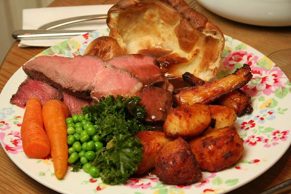 Roast Beef Dinner
 Roast Rib of Beef