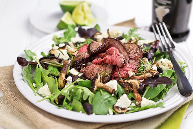 Roast Beef Salad
 Leftover Roast Beef Salad with Shiitake Mushrooms and Soft