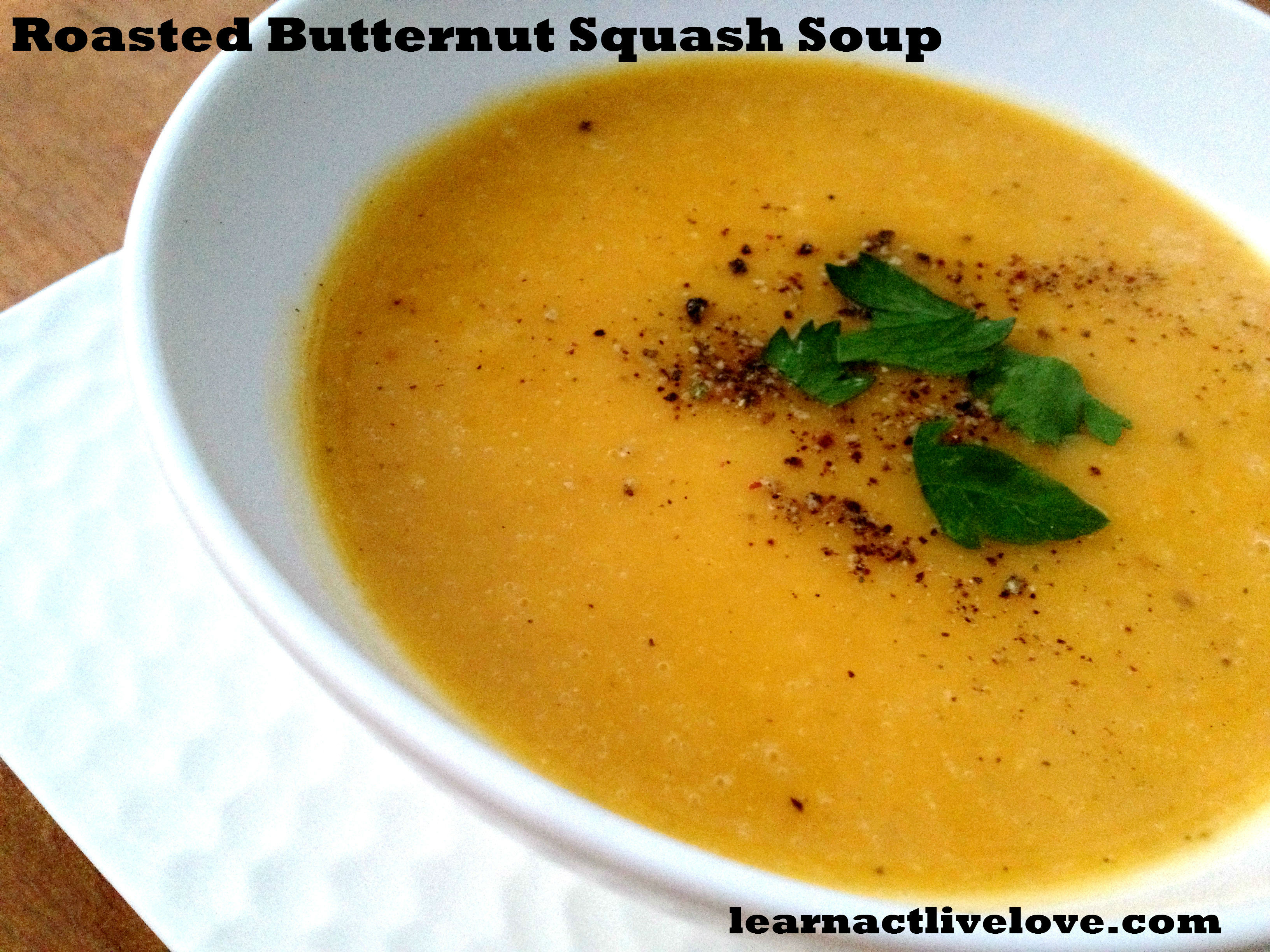 Roasted Butternut Squash Soup
 Fort Knox of the Squash Family Roasted Butternut Squash Soup