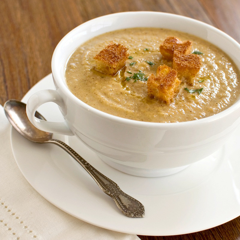 Roasted Cauliflower Soup
 Creamy Mushroom And Roasted Cauliflower Soup Recipe — Dishmaps