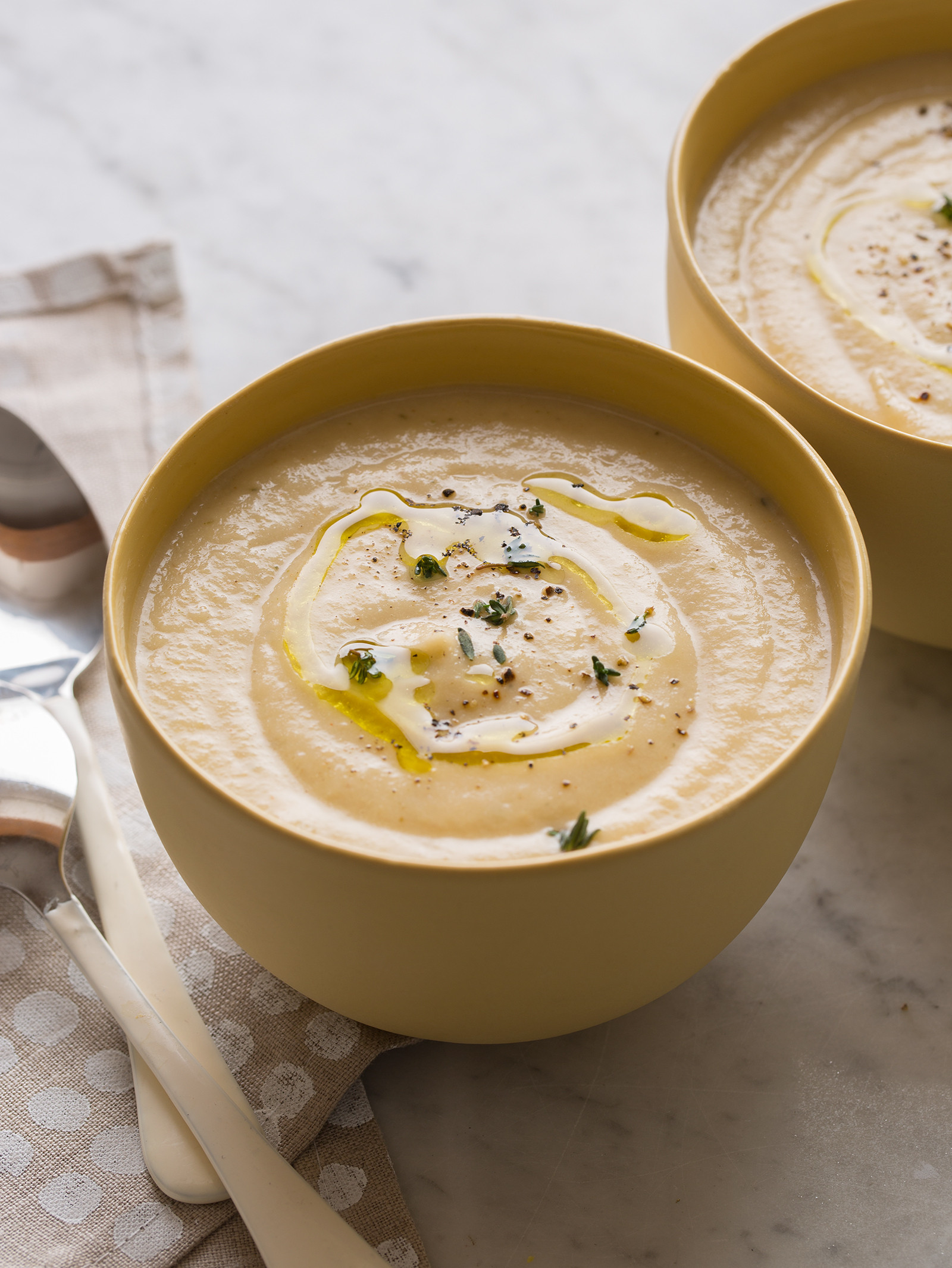 Roasted Cauliflower Soup
 Roasted Cauliflower and Parsnip Soup Recipe