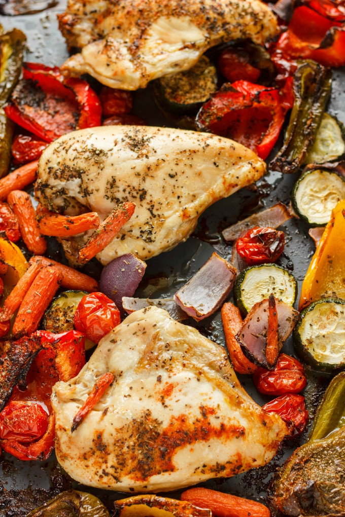 Roasted Chicken Breast And Vegetables
 Roasted Bone In Chicken Breasts with Ve ables The