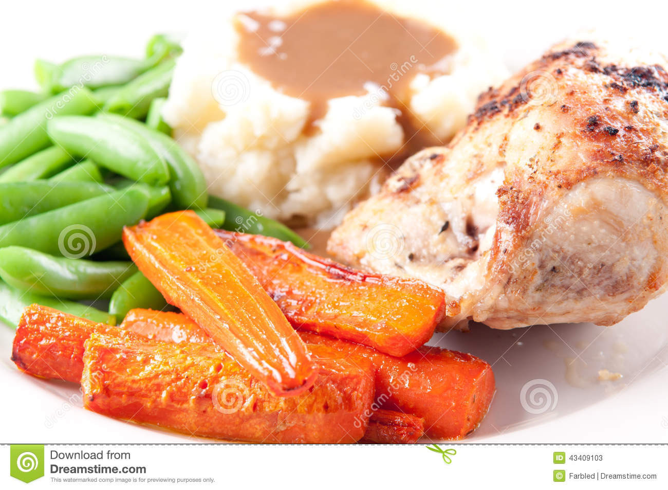 Roasted Chicken Breast And Vegetables
 Roasted Chicken Breast Mashed Potatoes Gravy And Fresh