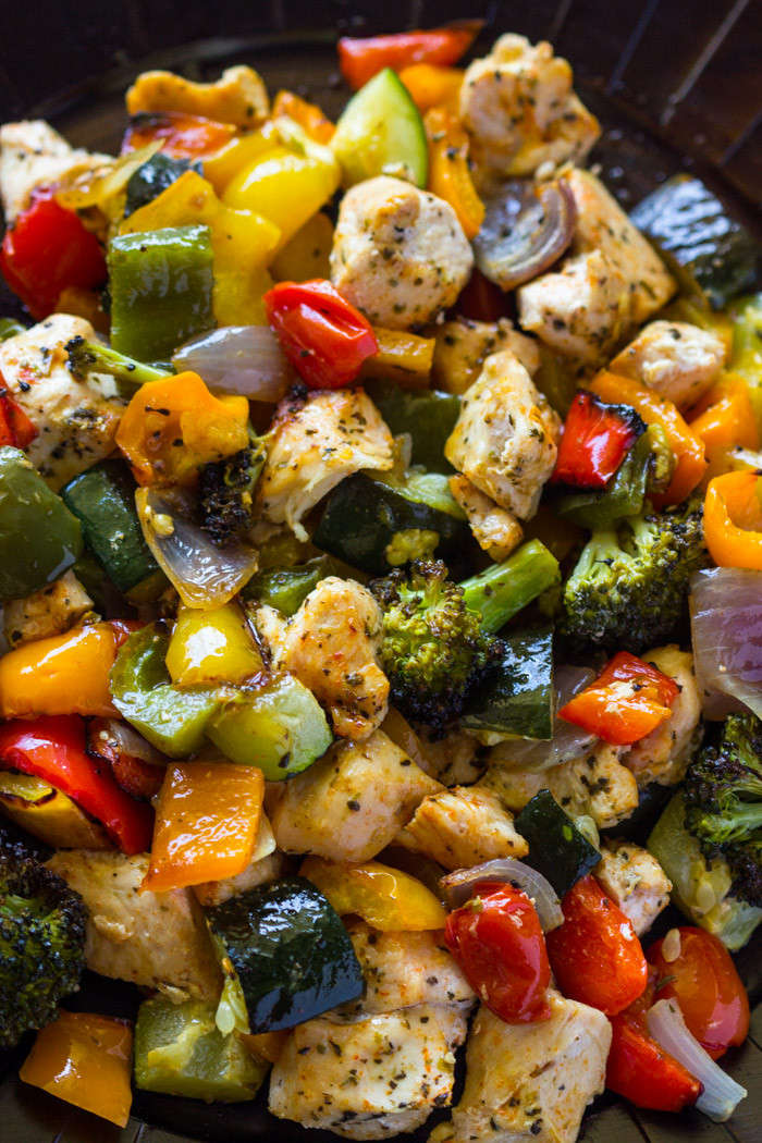 Roasted Chicken Breast And Vegetables
 15 Minute Healthy Roasted Chicken and Veggies Video