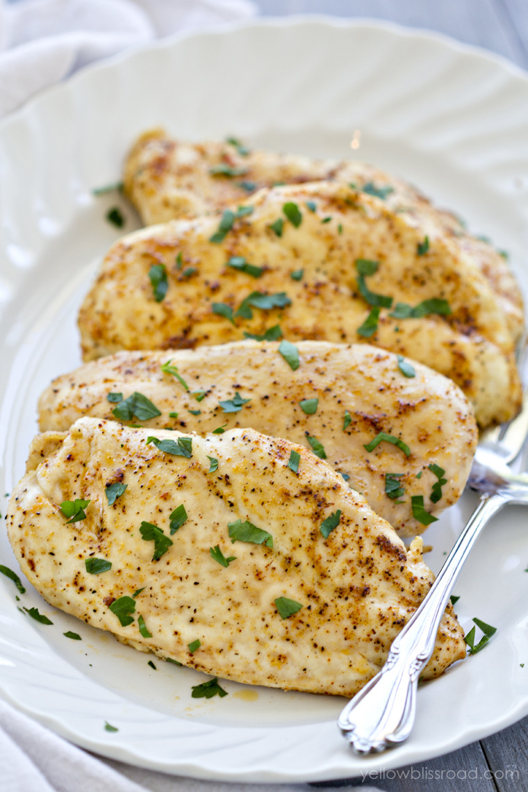 Roasted Chicken Breasts
 The Easiest Juiciest Steak EVER Yellow Bliss Road