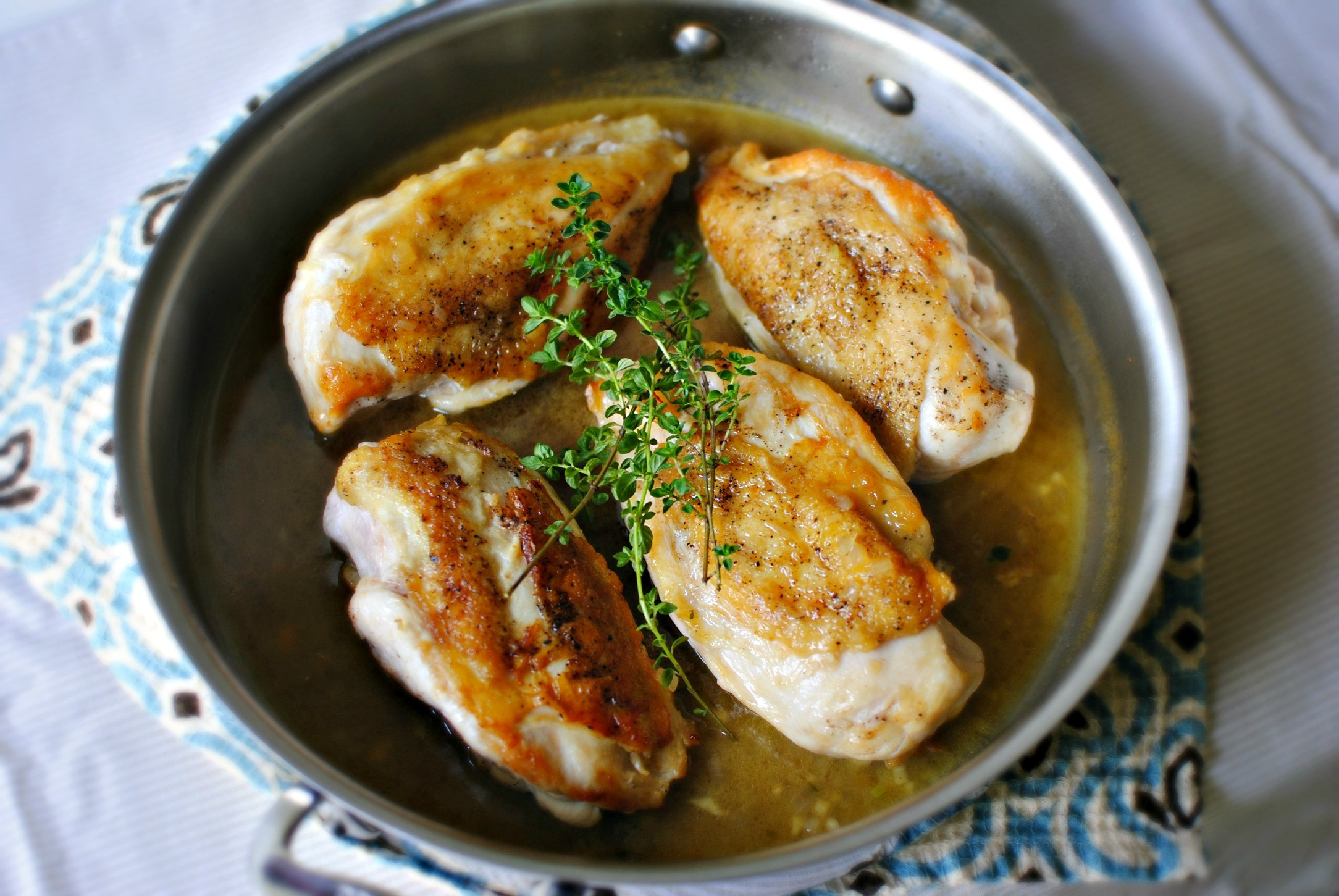 Roasted Chicken Breasts
 Simply Scratch Crispy Skinned Pan Roasted Chicken Breasts