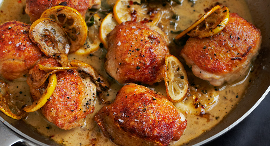 Roasted Chicken Thighs Recipe
 baked lemon chicken thighs recipe