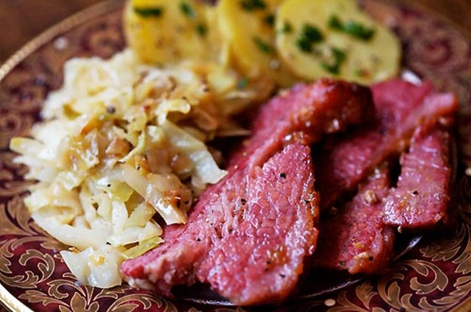 Roasted Corned Beef And Cabbage
 St Patrick s Day Slow Cooker Corned Beef and Cabbage