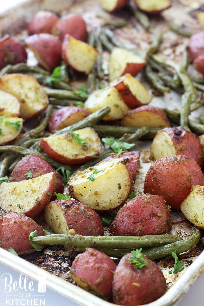 Roasted Potatoes And Green Beans
 Potato Recipes