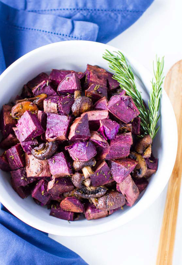 Roasted Purple Potatoes
 Roasted Purple Sweet Potatoes – Just Farmed