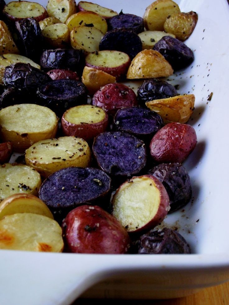 Roasted Purple Potatoes
 Roasted Gemstone Potatoes Recipe Delish