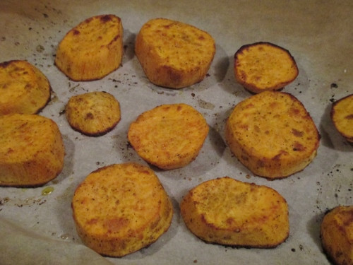 Roasted Sweet Potato Slices
 Delicious Oven Roasted Sweet Potato Slices with ThymeLearn