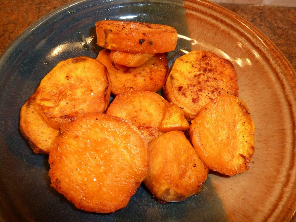 Roasted Sweet Potato Slices
 Roasted Sweet Potato Slices Dunlop Brothers Family Cookbook