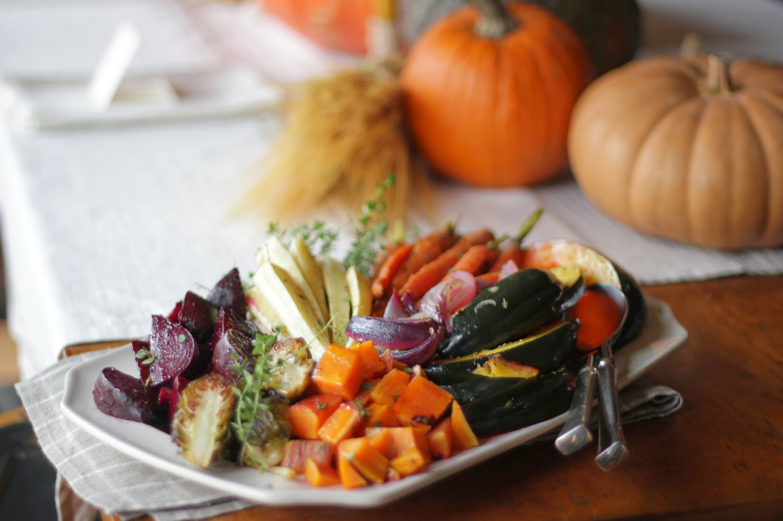 Roasted Vegetables Thanksgiving
 Jenny Steffens Hobick Roasted Root Ve able Platter with