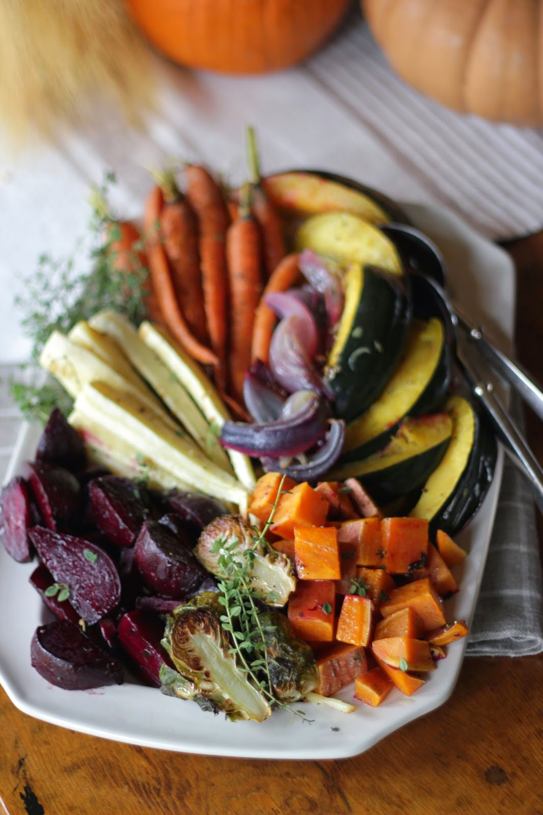 Roasted Vegetables Thanksgiving
 Jenny Steffens Hobick Roasted Root Ve able Platter with