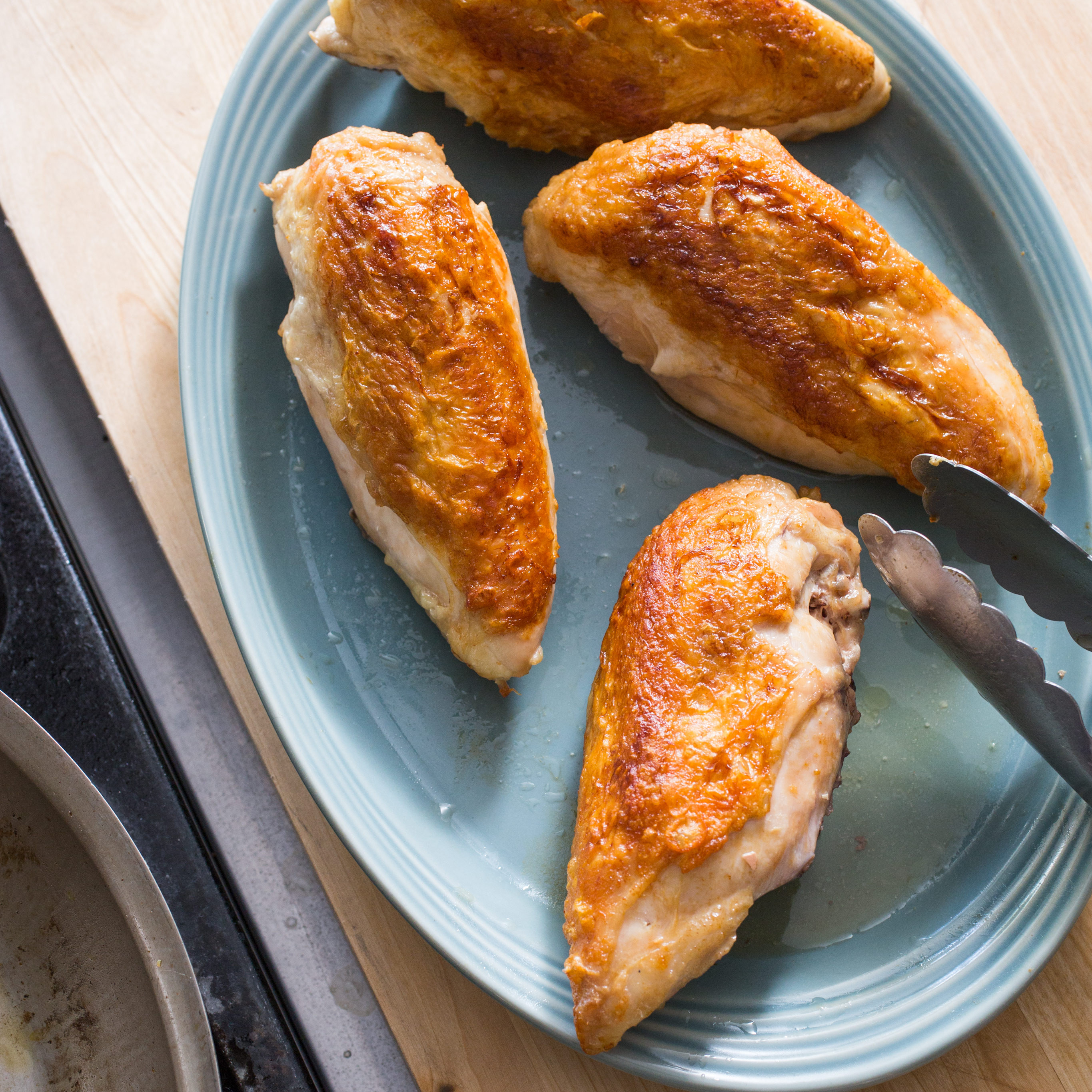 Roasting Chicken Breasts
 Roasted Bone In Chicken Breasts