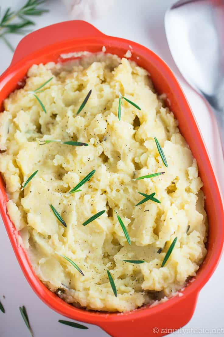 Rosemary Garlic Mashed Potatoes
 Slow Cooker Rosemary Garlic Mashed Potatoes Simply Stacie